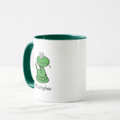 Mug Serpent de bétail personnalisé (Devant gauche)