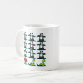 Mug Serpent de champignon de blaireau (Devant gauche)