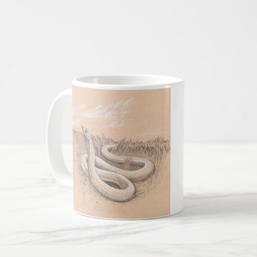 Mug Serpent de descente commun (Devant gauche)