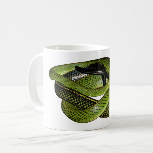 Mug Serpent de rat vert de Bush (Devant gauche)