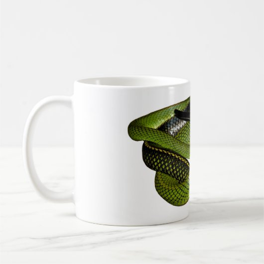 Mug Serpent de rat vert de Bush (Gauche)