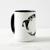 Mug Serpent D'Eau, Mimbres Poterie Design (Devant gauche)