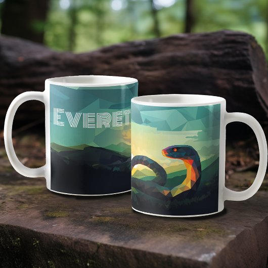 Mug Serpent intelligent et créatif - Personnalisé