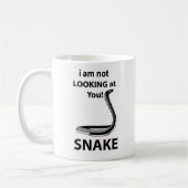 Mug Serpent Je Ne Vous Regarde Pas Serpent Drôle (Gauche)