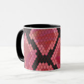 Mug Serpent noir et rouge (Devant gauche)