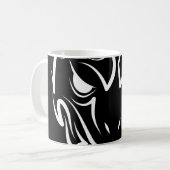 Mug Serpent tribal noir et blanc (Devant gauche)