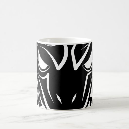 Mug Serpent tribal noir et blanc (Centre)