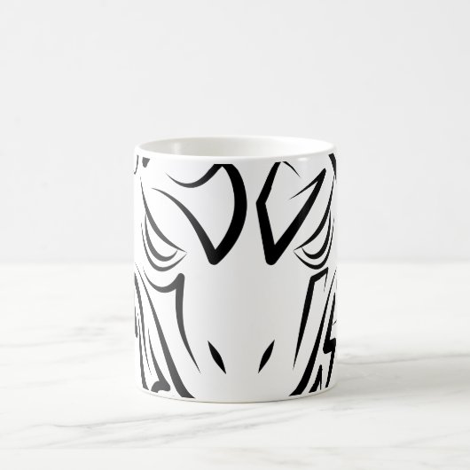 Mug Serpent tribal noir et blanc (Centre)