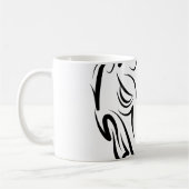 Mug Serpent tribal noir et blanc (Gauche)