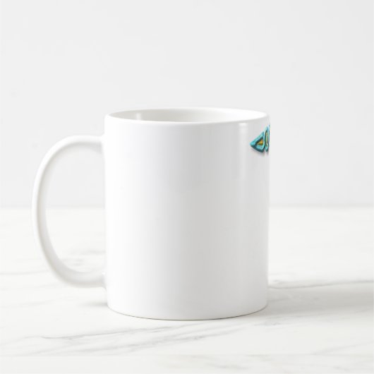 Mug Serpent-turquoise et or maya (Gauche)