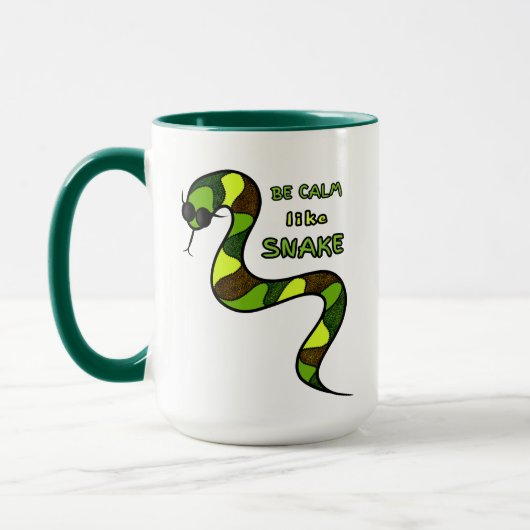 Mug Serpent vert (Gauche)