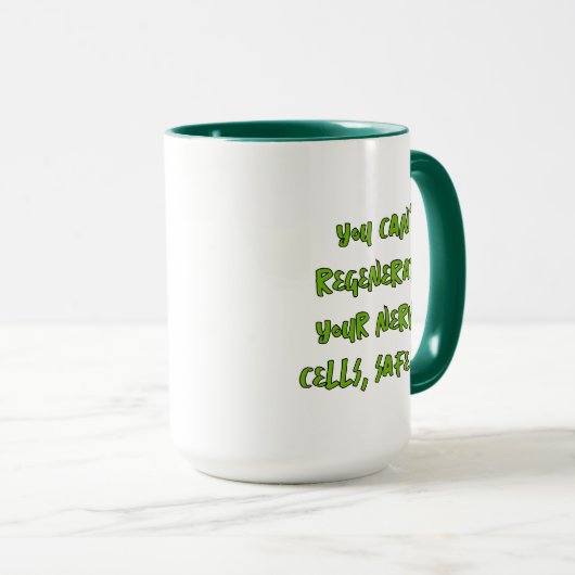 Mug Serpent vert (Devant droit)