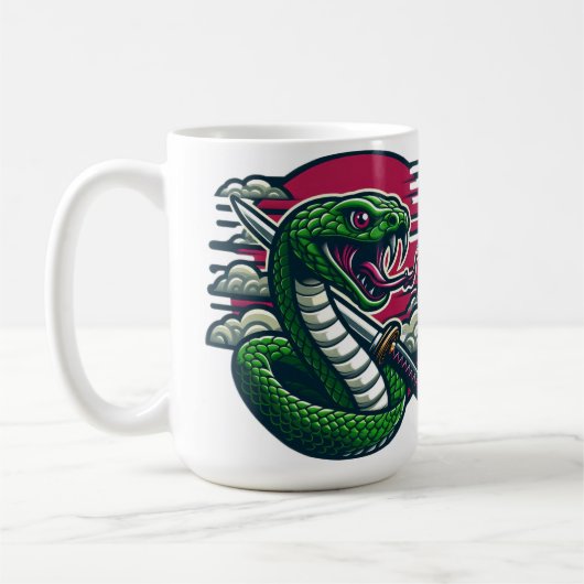 Mug Serpent vert (Gauche)