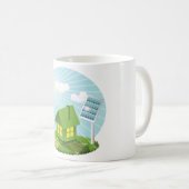 Mug Serre avec boue d'énergie solaire (Devant droit)