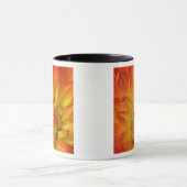 Mug Serré en photos de la fleur de Dalhia avec (Centre)
