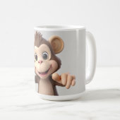 Mug Serre-moi singe (Devant droit)
