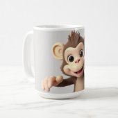 Mug Serre-moi singe (Devant gauche)