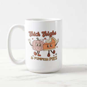 Mug Serres et Citrouilles tartes amusant Retro Thanksg