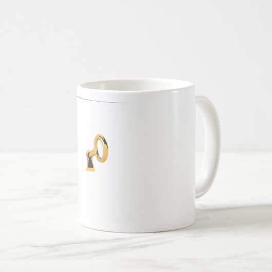 Mug serrure et clé (Devant droit)