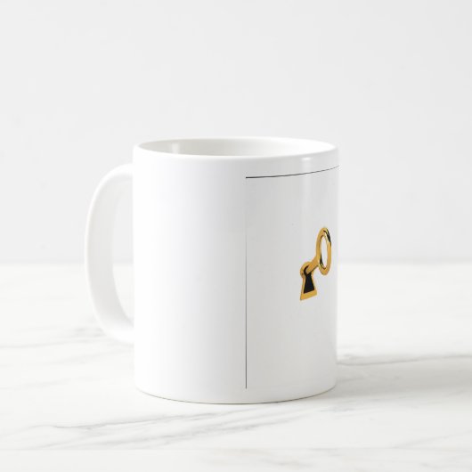 Mug serrure et clé (Devant gauche)
