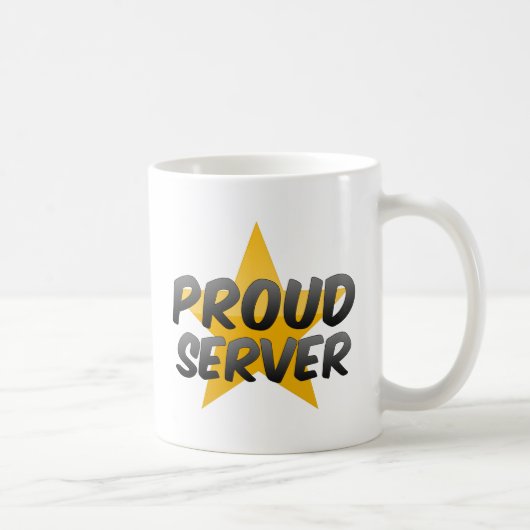 Mug Serveur fier (Droite)