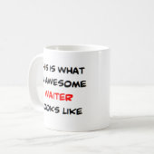 Mug serveur, génial (Devant gauche)