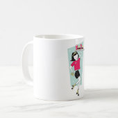 Mug Serveuse en patins à roulettes (Devant gauche)