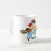 Mug Serveuse Occupée Drôle Serveur Surmené (Devant gauche)