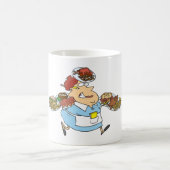 Mug Serveuse Occupée Drôle Serveur Surmené (Centre)