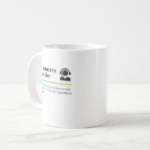 Mug Service à la clientèle - volume (Devant gauche)