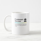 Mug Service à la clientèle - volume (Gauche)