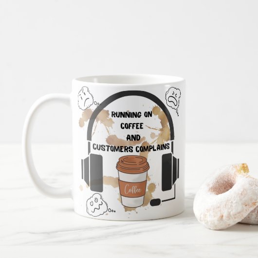 Mug service client (Avec donut)