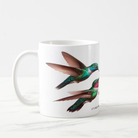 Mug Service d'arbre CC&L Colibri-Colibri à gorge rouge (Gauche)