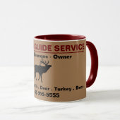 Mug Service de guide de chasse en plein air Profession (Devant droit)