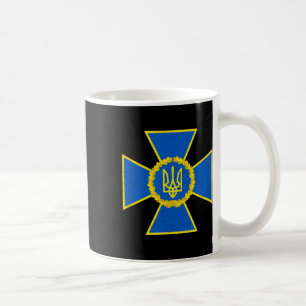 Mug Service de sécurité d'Ukraine Emblème Sbu Drapeau 