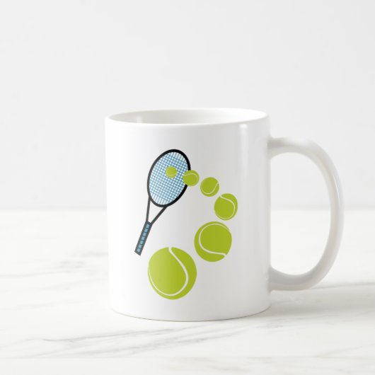 Mug SERVICE de TRANCHE de FAN de tennis (Droite)