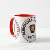Mug Service de TrucTrain de chemin de fer de la (Devant gauche)