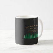 Mug Service d'entreprise de découpe de l'arbre de jour (Devant droit)