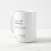 Mug Service des finances personnalisé (Devant gauche)