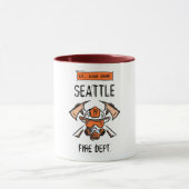 Mug Service d'incendie de Seattle 19. Modèle des pompi (Centre)