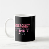 Mug Service d'urgence Infirmière d'urgence (Gauche)
