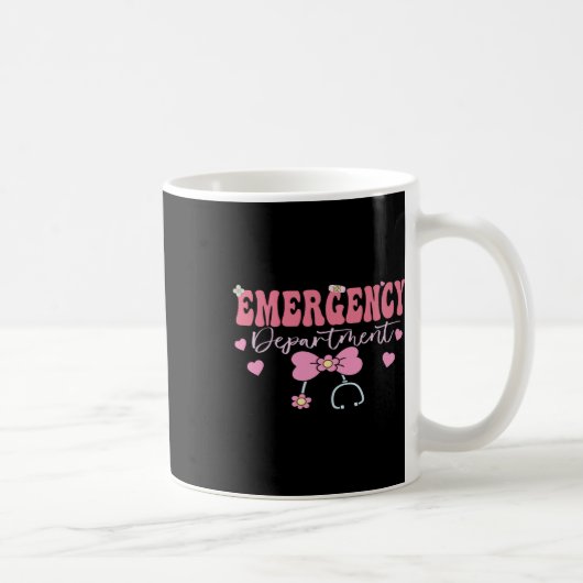 Mug Service d'urgence Infirmière d'urgence (Droite)