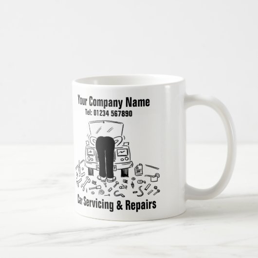 Mug Service et réparations de voitures de garage (Droite)