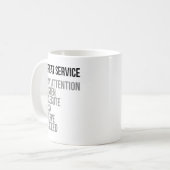 Mug Service excellent S'il vous plaît (Devant gauche)