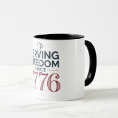Mug Service Freedom Since 1776 4th of July 250th Anniv (Devant droit)