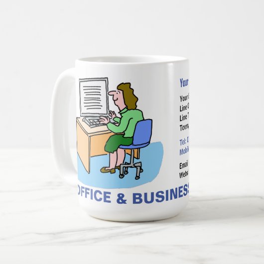 Mug Services aux entreprises et aux bureaux. (Devant gauche)