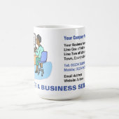 Mug Services de bureau et d'affaires avec Black Female (Centre)