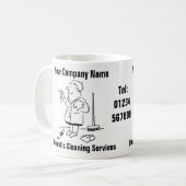 Mug Services de nettoyage domestique (Devant gauche)