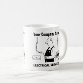 Mug Services électriques. Électricien (Devant droit)