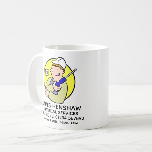 Mug Services électriques Promotionnels (Devant gauche)